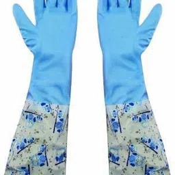 maauvtor Reusable PVC Flocklined Household Latex Hand Glove for Kitchen Laundry Cleaning Wet and Dry Glove-picture-17