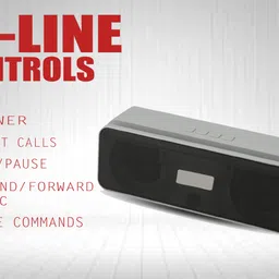 CAPSLINE Flip-421 ,16mm driver Dynamic Bass stereo audio Led Lighting Portable Wireless 16 W Bluetooth Speaker image 4