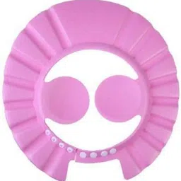 kvg enterprise Adjustable Baby Kids Shampoo Bath Bathing Safe Soft Shower Button Closure Cap image 4