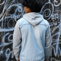 campus sutra Men Washed Jacket image 4