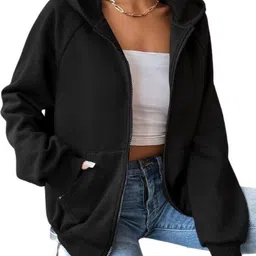 faricon Women Full Sleeve Solid Hooded Sweatshirt-picture-13