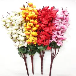 artificial hub Orchids Artificial Flower Multicolor Orchids Artificial Flower-picture-16