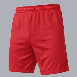 vs tex Pack of 2 Solid Men Red Sports Shorts image 3