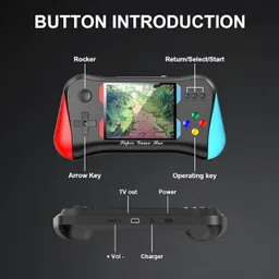 X7M Game Box Handheld Console Built in 500 Game- Dual Controller Premium Edition image 2