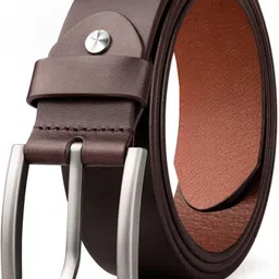 wood bazar Men Formal, Casual, Evening, Party Brown Genuine Leather Belt-picture-27