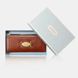 hidesign Women Casual Tan Genuine Leather Wallet image 5