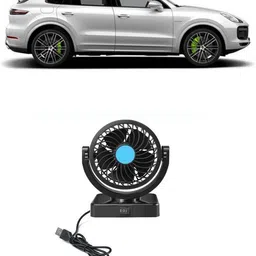 zplusacc DOUBLE Car Fan 12v 360 Head 2 Speed Optimization For UNIVESAL CAR FF-121 Car Interior Fan image 1