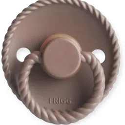 frigg Rope Latex Baby Pacifier 0-6M 1-Pack Sepia - Size 1 Soother image 2