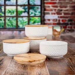 Versatile Glass Storage Container (Set of 4) by Goodhomes-picture-43