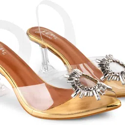 jm looks Women Heels Sandal image 4