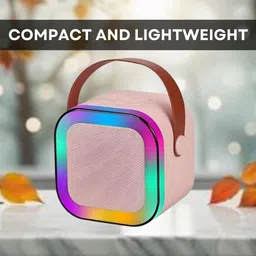 GUGGU W12 (PORTABLE WIRELESS BLUETOOTH SPEAKER) Dynamic Thunder Sound & RGB LightU347 10 W Bluetooth Laptop/Desktop Speaker-image-86
