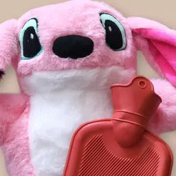 plushora Stitch Soft Hot Water Bag for Period Cramp Relief for Girls, Cute Soft Teddy - 30 cm image 2