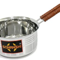 sonanshi Tea Pan/Milk Pan/Sauce Pan for Cooking Tea/Milk/Coffee in Kitchen/Restaurant Sauce Pan 16.95 cm diameter 2 L capacity-picture-22