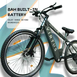 virtus motors ALPHA I 26 inches Single Speed Lithium-ion (Li-ion) Electric Cycle image 2
