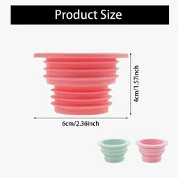 serplex Plastic Drain Odor Stopper 2 Pack Sink Plug image 2