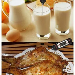 thw Meat/ BBQ/Hot /Cold /Liquid with Stainless Steel Sensorprobe Digital Food Instant Read Thermocouple Kitchen Thermometer image 3