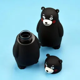 goldfinch Panda Shape Flask Bottle Cartoon Bear Vacuum Cup Glass Thermos Mug 320 ml Water Bottle image 3