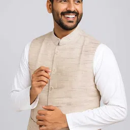 si enterprises Self Design Men Waistcoat image 3