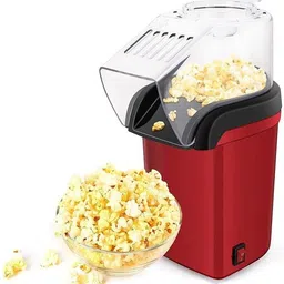 nhouse Oil Free Hot Air Popcorn Cookware, Home Use Electric Mini Popcorn Maker Machine PMUPMRDF40E MINI POPCORN MAKER RED 200 L Popcorn Maker image 1