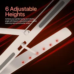 TAAPSEE Table top Laptop Stand with Cover 6 Angles Adjustable Aluminum Foldable Portable Tabletop Laptop Rise Stand Holder Laptop Stand image 2