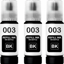 gAdi 003 Black Refill Ink for L3110,L3150,L3250,L3252,L3115,L3116 Printer 3PC Black Ink Bottle-image-74