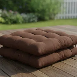 kunj traders Microfibre Chair Pad Pack of 2 Solid-picture-48