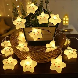 trendx 14 LEDs 4 m Yellow Steady Star Rice Lights-picture-27