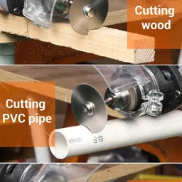 heptik 6 Piece HSS Circular Saw Blade Set - Versatile Rotary Tool Discs for Wood, Metal , and Plastic - Compatible with Dremel Accessories. Rotary Bit Set image 3
