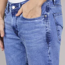 killer Men Slim Mid Rise Blue Jeans image 5