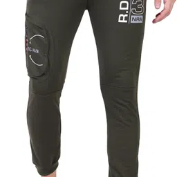 trending mindsart Men Printed Green Track Pants image 1