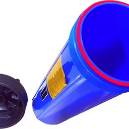 parijata Jumbo Big blue housing 20 inch with Wound filter, spanner & wall mount plate Solid Filter Cartridge image 2