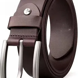 kaezri Men Evening, Party, Formal, Casual Brown Genuine Leather Belt-picture-14