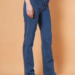 tgp Women Straight Fit High Rise Light Blue Jeans image 4