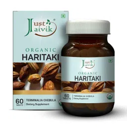 Just Jaivik Organic Haritaki Tablets - 600mg image 2