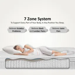 sleepspa Azure Orthopedic With HerbFresh Technology 8 Inch Bonnell Spring & HR Foam Queen Size Mattress image 5