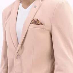 showoffff Men Solid Single Breasted Casual Blazer image 4