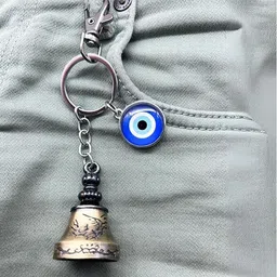ringzanio Bell Evil Eye Key Chain Key Chain image 5