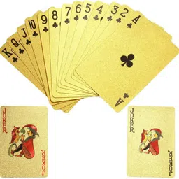 bastex Stylish & Attractive Gold Plated Playing Cards For Magic, Poker, Teen Patti, Nightout Fun, Timepass, Build Numerogical Knowledge, Develope Brain skill-picture-16