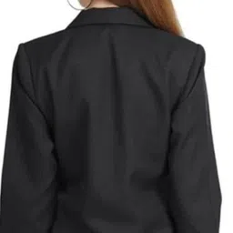 trendarc Women Solid Single Breasted Casual Blazer image 2