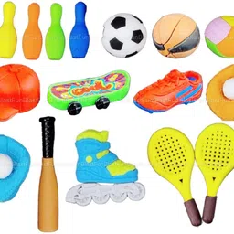 funblast Eraser for Kids – Sports Game Theme Erasers Set for Kid, Erasers Set for Return Non-Toxic Eraser-picture-18