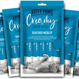 kitty yums Creamy Lickable Sea Food Cat Treat-picture-16