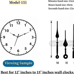 epoxy fusion Analog 15 cm X 16 cm Wall Clock image 4