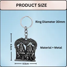 the men gift Aadhyathmik Kulasai Mutharamman with Gnana Moorthiswara Keychain Shivkey2025706 Key Chain image 2