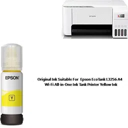 EPSANECOTANK Original Epson EcoTank L3256 A4 Wifi All-in-One Ink Tank Printer Yellow Ink Bottle image 3
