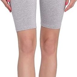 diving deep Solid Women Grey Cycling Shorts-picture-8