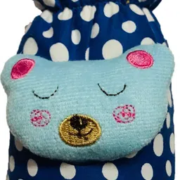 ncy baby feeding bottle cover with soft and attractive cartoon pack of 2 (Red Blue) image 2