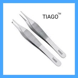 tiago Adson forcep 6 inch thooted & non thooted stainless steel Scissors image 1