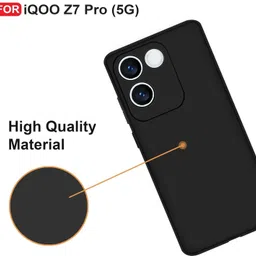 kgl king Pouch for iQOO Z7 Pro 5G | vivo T2 Pro 5G, Slim Ultra Soft | Inner Fabric Lining | Camera Protection image 5