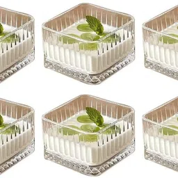 greatzon Glass Dessert Bowl 250ml Stylish Premium Clear Serving Bowls for Snacks, Ice Cream, Salad & More Disposable-picture-24