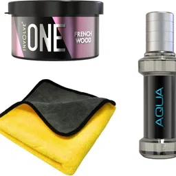 involve Combo Offer : One Frenchwood & Elements Aqua Spray & Microfiber Cotton Cloth Car Freshener Blocks-picture-10